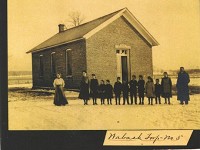 This undated photo shows a class at Morris School, also known as Wabash Township School No. 5. Photo provided
