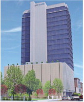 A rendering of the City Tower project at 420 Main Street. Photo provideC. Tucker Emge Realty