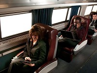 Business class on Amtrak's St. Louis-Kansas City line. Marc Magliari of Amtrak said business class on the Hoosier State will be similar. Photo provided by Marc Magliari