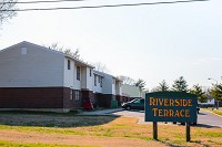 A plan that will appear before the New Albany Housing Authority next week calls for the demoliton of four housing complexes, including Riverview Terrace. Staff photo by Josh Hicks