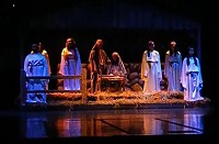 An image of the live nativity in Concord High School's 2014 Christmas Spectacular. You Tube courtesy photo