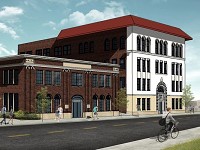 An artist rendering of the completed renovation of the former offices of the Journal &amp; Courier at 217 N. Sixth Street in downtown Lafayette. Weinstein Nelson Developers, Baton Rouge, Louisiana, are renovating the former offices of the J&amp;C into mixed use space, featuring some retail along with apartments.&nbsp; Provided photo