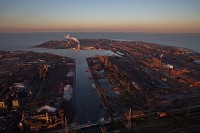 The ArcelorMittal Indiana Harbor complex in October, 2016, in East Chicago. The company made $1 billion in the first quarter. Staff file photo by Jonathan Miano