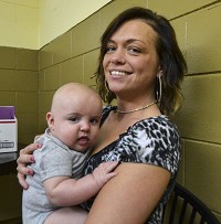 Christy Crowder, who now works as a mentor coordinator at Next Step Foundation recovery center, and her son, Jordan. Staff photo by Austn Leake