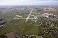 An aerial look at Grissom Aeroplex, where future development could be impacted by a land-use study. Photo provided by Jim Kidd