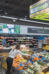 Aldi is taking its non-perishable store brands more upscale, expanding its meat and wine offerings and jumping into the organic and gluten-free markets. (IBJ photo/Eric Learned)