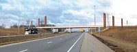 This updated artist's rendering shows a proposed gateway into Greenfield on I-70. Submitted image