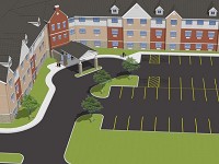 Glasswater Creek, an affordable senior living facility, is planned to open in 2018 on Beck Lane just north of the Pay Less Super Market. Photo provided by Lafayette Economic Development Deparetment)