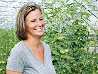 Susan Creech owns and operates Blue Yonder Organic Farm in North Salem. After the death of her husband in 2011, Creech turned to farming,&nbsp; something she believes other women are capable of doing. CNHI News Indiana photo by Katie Stancombe