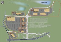 This provided rendering shows the plan for New Porte Landing, a business development underway at the former Allis Chalmers industrial site near downtown LaPorte. Dunes Event Center is planing on relocating from Rolling Prairie to a new $2.3 million facility at New Porte Landing. Image provided
