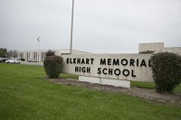 Elkhart Memorial High School will eventually become the city&rsquo;s primary high school serving grades 10 through 12. Elkhart Central High School will be converted into a freshman campus. Staff File Photo/SANTIAGO FLORES