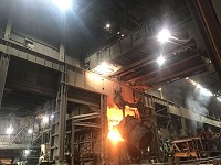 No. 3 Steel Producing at ArcelorMittal Indiana Harbor. The steelmaker is fighting to preserve its share of the automotive business.