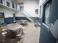 A cell block at the current Delaware County jail. Staff Photo