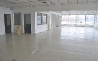 BLANK CANVAS:&nbsp;The former front office and showroom floor is a blank canvas waiting for a developer to lay plans for its future. Staff photo by Leeann Doerflein