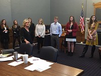 Last weel, local students toured the capitol, met with their local legislators and heard talks from Superintendent of Public Instruction Jennifer McCormick (pictured) as well as several young professionals who work in government. Provided photo