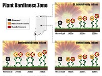Southern Indiana will have Northern Alabama 's plant hardiness zone by the end of the century.&nbsp;(Photo: Indiana Climate Change Impacts Assessment)
