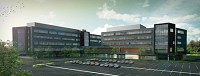 This rendering shows what the new $242 million Franciscan Heath Michigan City hospital will look like when completed. Provided photo