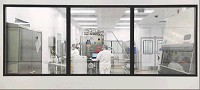 Bioreactor machinery can be seen at Catalent Pharma Solutions in Bloomington. Staff photo by Chris Howell