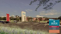 A new hospital with an emergency department will be built near the existing Beacon Health and Fitness off Capital Avenue. Photo provided 