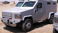 This is a Lenco BearCat G2 similar to the one the city has ordered, but several years older. It is similar in color, but may not be exact. The city&rsquo;s vehicle will be delivered sometime this summer. Provided photo
