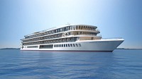 American Cruise Lines announced this month it plans to launch in 2018 five new, 345-foot-long vessels to hold 200 passengrs. Image courtesy Travel Weekly