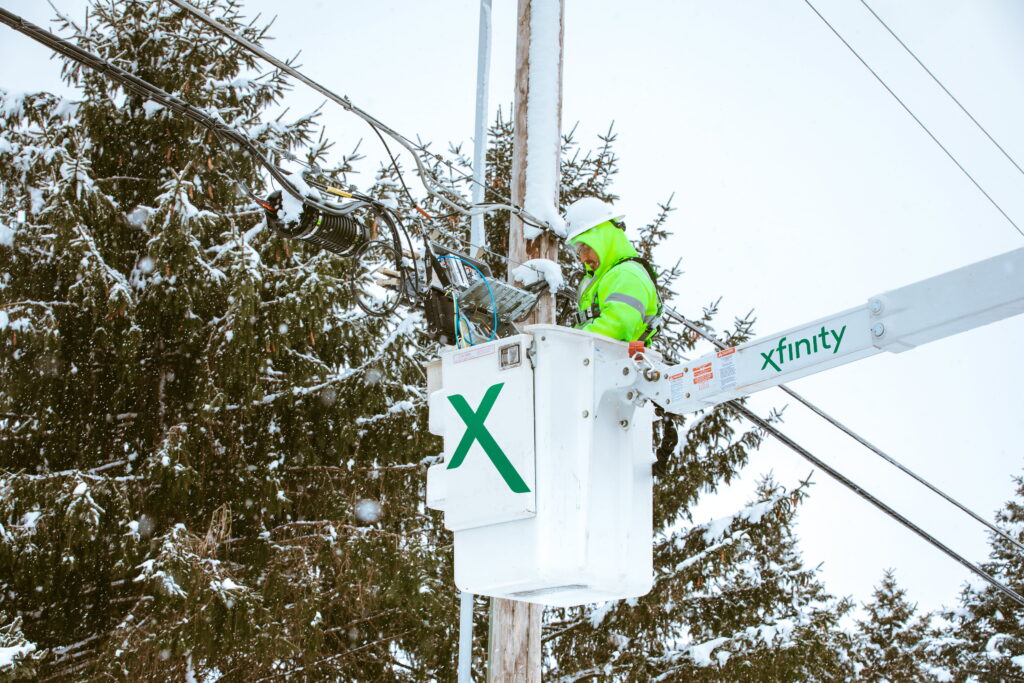 Comcast will immediately start work on the multiple pre-construction priorities of these expansion projects. The company anticipates having its gigabit-capable, fiber-to-the-home network expansion completed within two years. (Photo courtesy of Comcast)