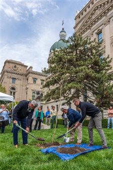 Indiana Department of Natural Resources  meets Gov. Holcomb goal of planting 1 million new trees in last five years