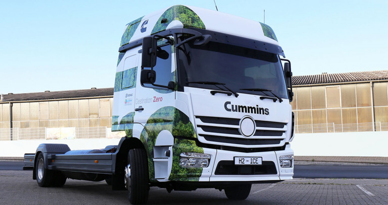 Columbus-based Cummins Inc., a partner in the state’s bid for an H2Hub, has invested hundreds of millions of dollars in the last three years alone in its development of hydrogen-fuel technology. (Photo courtesy of Cummins)