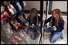 North High School freshman Jacqueline Main reaches in for her purchase from one of the school vending machines. Sen. Vaneta Becker has a bill in the Legislature that would mandate healthy snacks and drinks in public schools. BOB GWALTNEY / Courier &amp; Press
