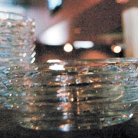 Starting Friday, smoking will be prohibited at most public places in Greenwood, excluding bars and private clubs. Restaurants, such as the Oaken Barrell near Main Street, are preparing for the new regulations by packing up their ashtrays, putting up no-smoking signs and telling customers they soon won’t be able to smoke inside. PHOTO BY SCOTT ROBERSON