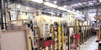 An automated line is seen in the KYB Manufacturing plant in Franklin. KYB and Nishina Industrial Co. were granted tax breaks from Franklin that will allow KYB to expand its plant and Nishina to build and equip a plant. FILE PHOTO