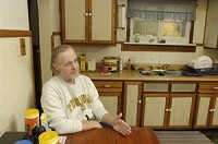 &nbsp;Elkhart resident Ernie Ringo talks about jobs and illegal workers in Elkhart County at his home Wednesday, November 14, 2007. Truth Photo by Jennifer Shephard