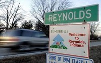 Drivers entering Reynolds on Indiana 43 can see evidence of the town's efforts to become a model of energy self-sufficiency. By Brent Drinkut/Journal &amp; Courier