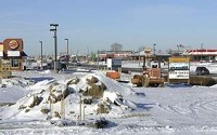 The construction site for a new KFC restaurant is seen Friday in the Concord Plaza retail center at Concord Road and County Road 350 South. The restaurant is being built on a site that was to be occupied by a Steak N Shake restaurant, but people planning that decided not to proceed. By John Terhune/Journal &amp; Courier