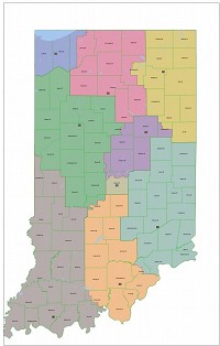 Indiana Congressional districts