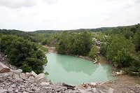 This scenic view can be found behind the Elliott Stone Mill in Bedford. GARET COBB | Times-Mail