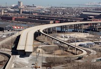 Ameristar Casino, top left, is shown near Cline Avenue in East Chicago. John J. Watkins, Times of Northwest Indiana file photo