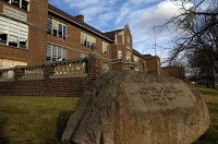 The old Emerson School that opened in 1908 sits empty Friday afternoon December 23, 2011. Emerson closed in 2007 and has been on the National Register of Historic Places since 1995. | Jeffrey D. Nicholls~Sun-Times Media