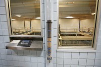 A tube model at the Monroe Water Treatment Plant. City of Bloomington Utilities is asking all CBU customers to conserve water. Jeremy Hogan | Herald-Times