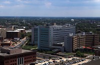 Cooper University Hospital is one of the city's largest employers in Camden, N.J., and is behind some of the largest investments ongoing in the city. The $139 million Cooper Medical School of Rowan University held a grand opening in July and its 50 new medical recruits will begin their program at the school this month. Times of Northwest Indiana photo by Jonathan Miano