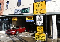 Garage Market, one of Bloomington&rsquo;s three municipally owned parking structures, is at the corner of Seventh and Morton streets. Jeremy Hogan | Herald-Times