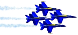 U.S. Navy Blue Angels F-18 Hornets