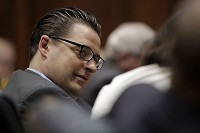 Minority leader Scott Pelath listens during the final day of the 2013 legislative session april 26 at the Statehouse in Indianapolis. Staff photo by AJ Mast