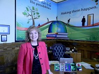 Indiana Superintendent of Public Schools Glenda Ritz is shown in her Statehouse office. Photo by Maureen Hayden