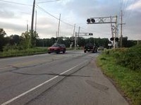 The crossing on State Road 149 in Porter County is one of 15 crossings highlighted in NIRPC's recent study. | Matt Mikus~Post-Tribune