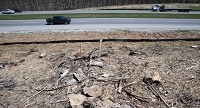 Trees shielding a row of homes on Yonkers Drive&nbsp;have been removed for construction of Section 5 of I-69. This view is from the home of Dan and Gail Rea. David Snodgress | Herald-Times
