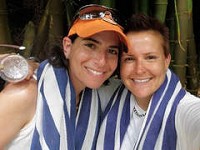 Amy Sandler, left, and Niki Quasney joined a lawsuit to over turn Indiana's ban on same-sex marraige. | Photo provided