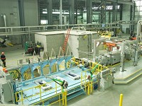 The interior of Alcoa's new aluminum-lithium plant in Lafayette. The plant is the world's largest aluminum-lithium plant where it produces advanced, third-generation aluminum-lithium alloys for the aerospace industry.&nbsp;(Photo Provided)