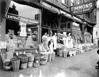 The staff of Timmons Spot to Shop poses outside the downtown Anderson business in 1931. Photo courtesy Shelia Timmons
