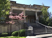 The Elks Lodge building on 15th Street has been given to the Bedford Urban Enterprise Association for safekeeping until a suitable owner and use can be found. Staff photo by Rich Janzaruk
